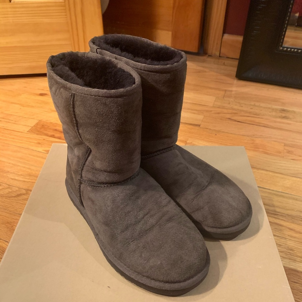 Short chocolate uggs